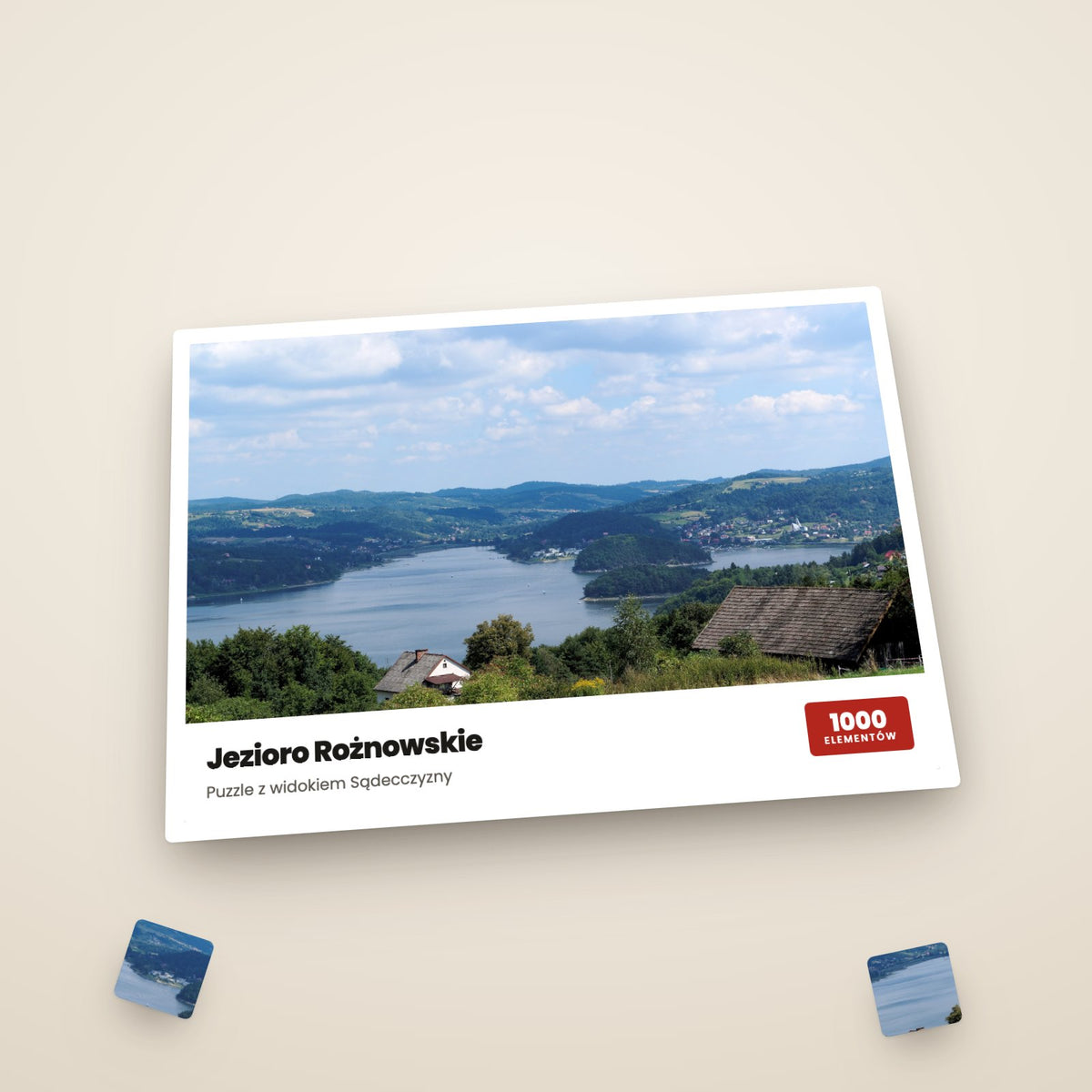 Puzzle 1000 elementów „Jezioro Rożnowskie”